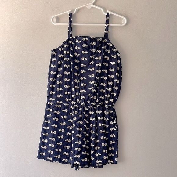 Victoria Beckham x Target Romper Embroidered Navy White Size Small Kids - Picture 3 of 7